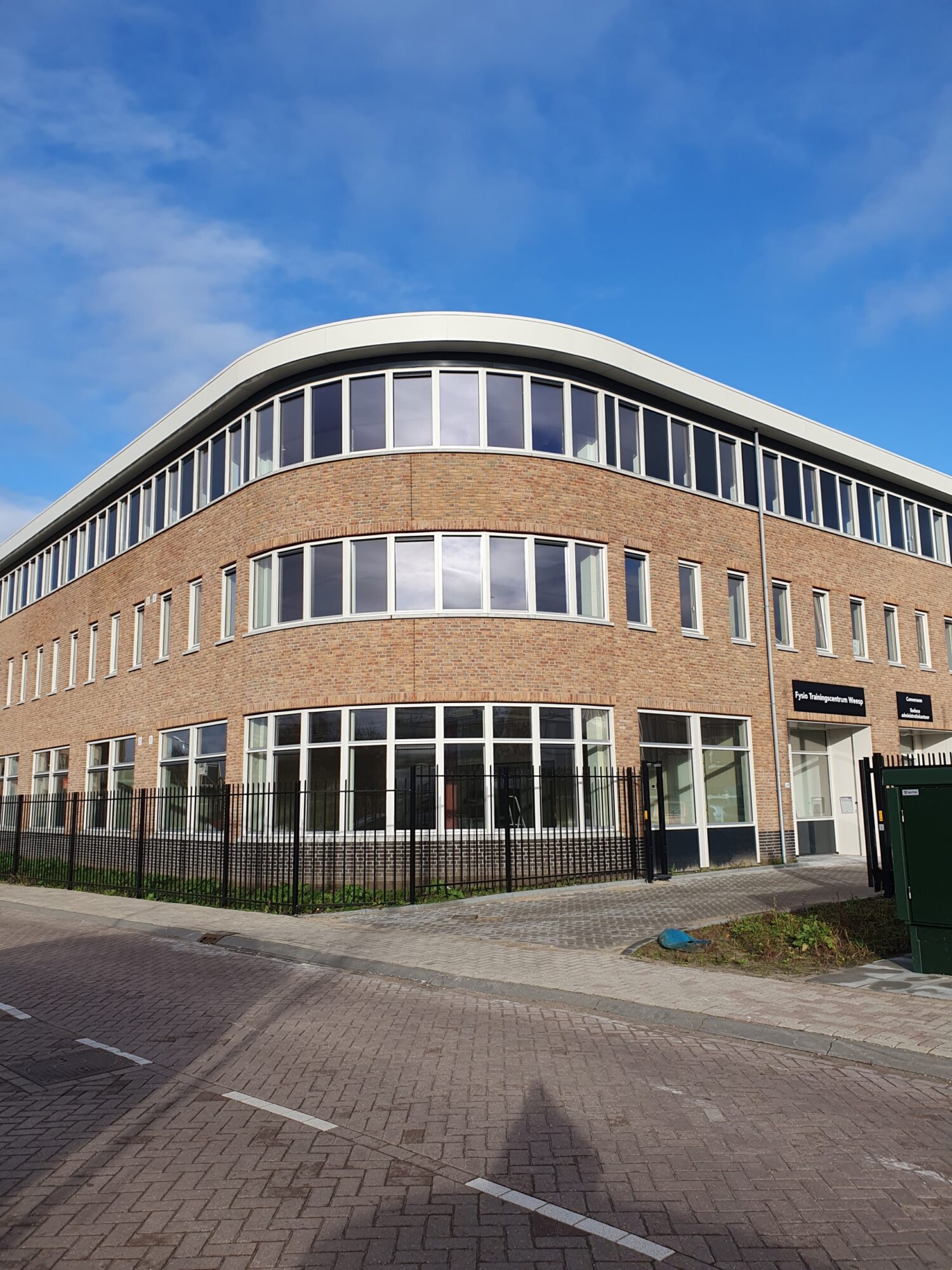 Gebouw van Fysio Trainingscentrum Weesp, een van onze locaties